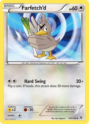 Farfetch'd (107/149) [Boundaries Crossed] Reverse Holofoil - Uncommon