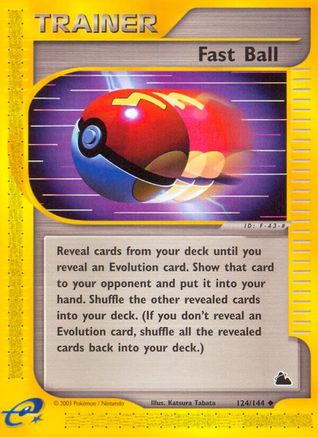 Fast Ball (124/144) [Skyridge] - Uncommon