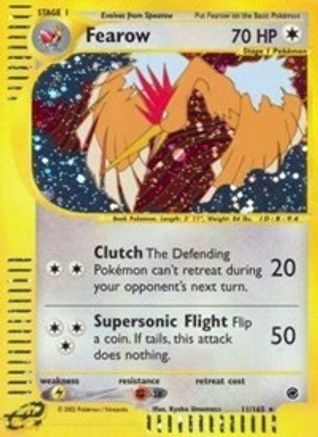 Fearow (11/165) [Expedition] Holofoil - Holo Rare