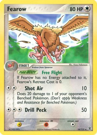 Fearow (24/112) [FireRed & LeafGreen] Reverse Holofoil - Rare