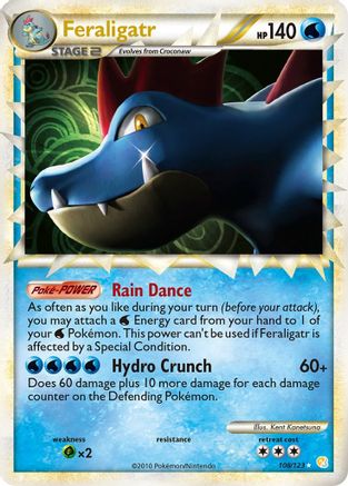 Feraligatr (Prime) (108/123) [HeartGold SoulSilver] Holofoil - Ultra Rare