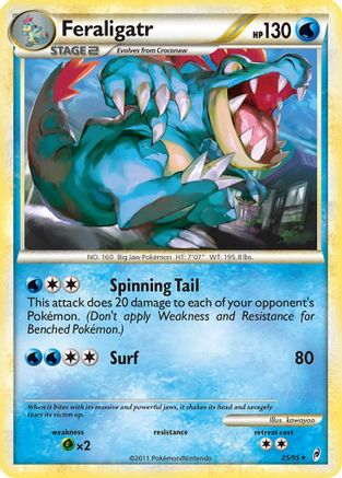 Feraligatr (25/95) [Call of Legends] - Rare