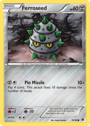 Ferroseed (70/98) [Emerging Powers] - Common