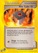 Fire Cube (122/147) [Aquapolis] Reverse Holofoil - Uncommon
