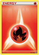 Fire Energy (106/114) [Black and White] Reverse Holofoil - Common