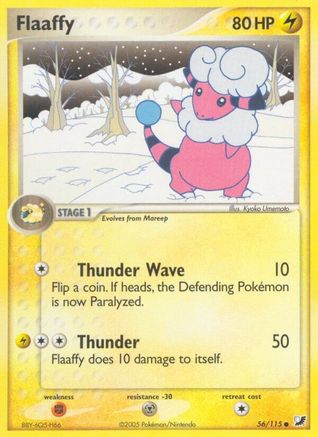 Flaaffy (56/115) [Unseen Forces] Reverse Holofoil - Common