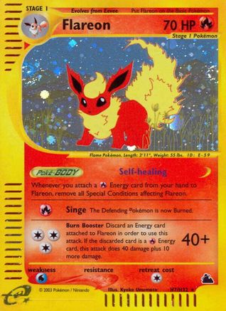 Flareon (H7) (H7/144) [Skyridge] Holofoil - Holo Rare
