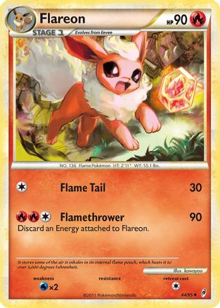 Flareon (044/95) [Call of Legends] Reverse Holofoil - Uncommon