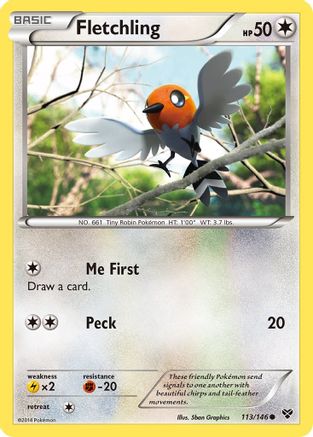 Fletchling (113/146) [XY Base Set] - Common