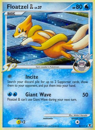 Floatzel GL (4/111) [Rising Rivals] Holofoil - Holo Rare