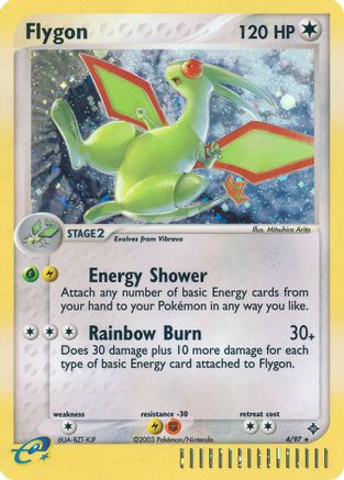 Flygon (4/097) [Dragon] Reverse Holofoil - Holo Rare