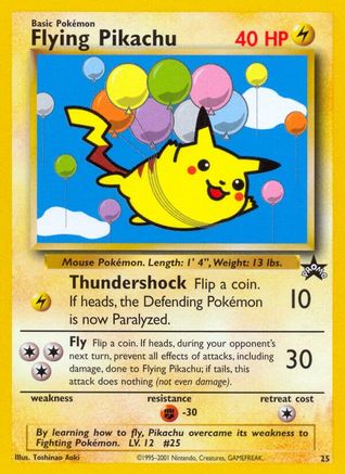 Flying Pikachu (025/53) [WoTC Promo] - Promo