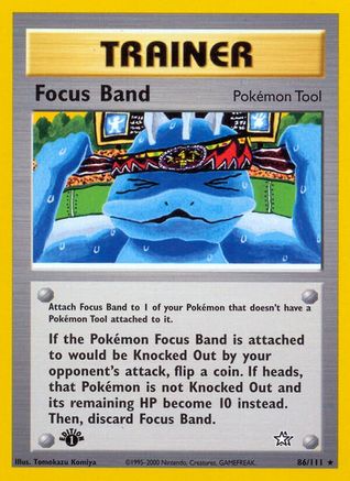 Focus Band (086/111) [Neo Genesis] 1st Edition - Rare