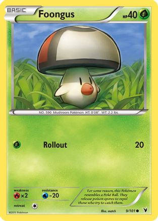 Foongus (9/101) [Noble Victories] Reverse Holofoil - Common