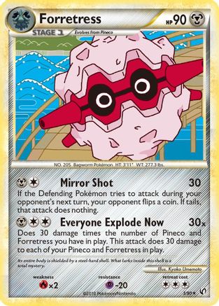 Forretress (003/90) [Undaunted] Holofoil - Holo Rare