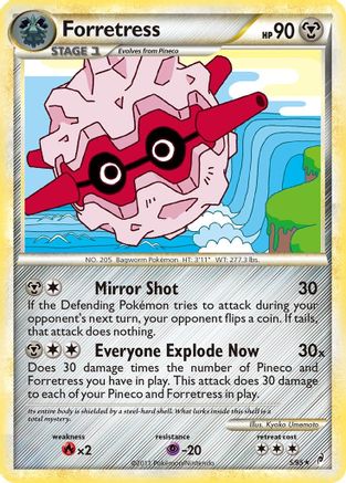 Forretress (5/95) [Call of Legends] Reverse Holofoil - Holo Rare