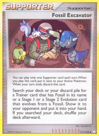 Fossil Excavator (111/123) [Mysterious Treasures] - Uncommon
