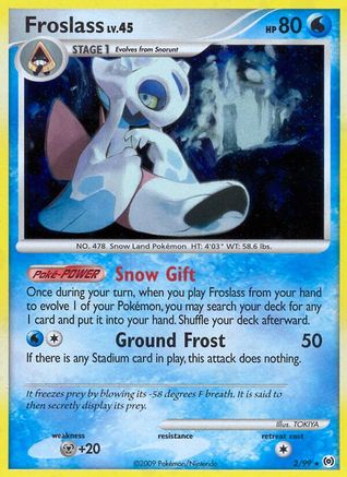 Froslass (002/99) [Arceus] Reverse Holofoil - Holo Rare
