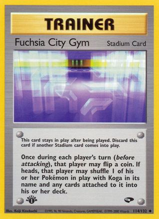 Fuchsia City Gym (114/132) [Gym Challenge] 1st Edition - Uncommon