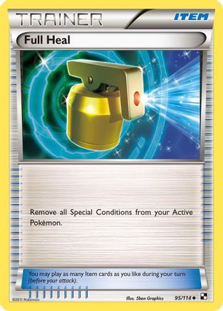 Full Heal (95/114) [Black and White] Reverse Holofoil - Uncommon