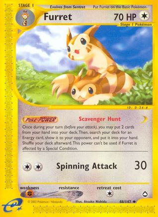 Furret (48/147) [Aquapolis] - Uncommon