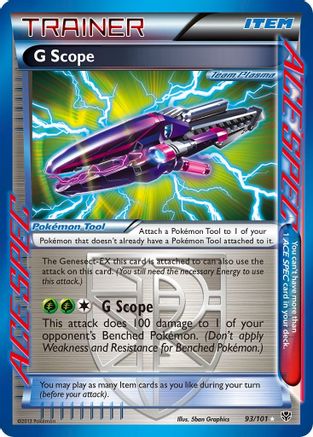 G Scope (Team Plasma) (93/101) [Plasma Blast] Holofoil - Rare Ace