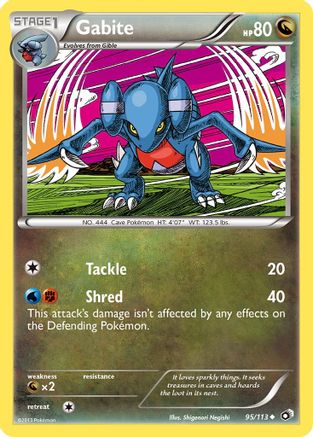 Gabite (95/113) [Legendary Treasures] Reverse Holofoil - Uncommon