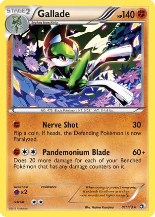 Gallade (81/113) [Legendary Treasures] - Rare