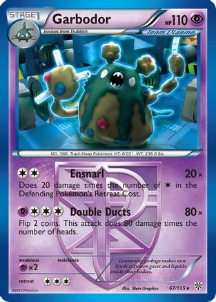 Garbodor (Team Plasma) (67/135) [Plasma Storm] - Rare