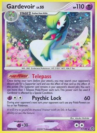 Gardevoir (7/132) [Secret Wonders] Reverse Holofoil - Holo Rare