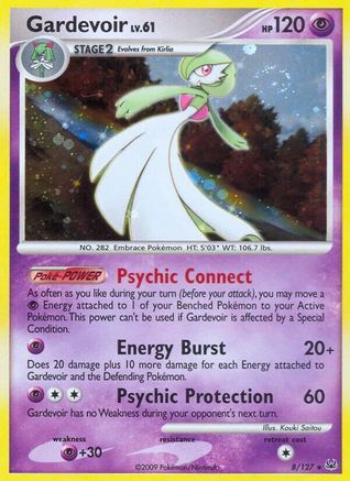 Gardevoir (8/127) [Platinum] Reverse Holofoil - Holo Rare
