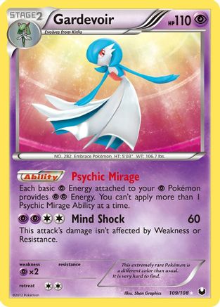 Gardevoir (109/108) [Dark Explorers] Holofoil - Secret Rare