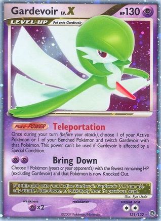 Gardevoir LV.X (131/132) [Secret Wonders] Holofoil - Ultra Rare