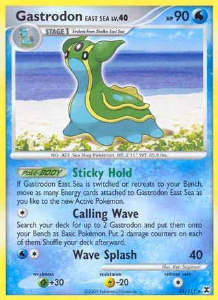 Gastrodon East Sea (21/111) [Rising Rivals] - Rare