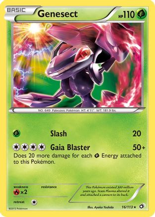 Genesect (16/113) [Legendary Treasures] Holofoil - Holo Rare