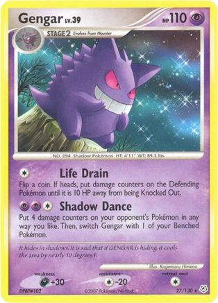 Gengar (027/130) [Diamond and Pearl] - Rare