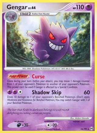 Gengar (016/99) [Arceus] Reverse Holofoil - Rare