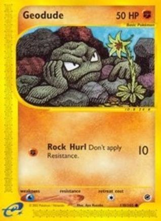 Geodude (110/165) [Expedition] Reverse Holofoil - Common