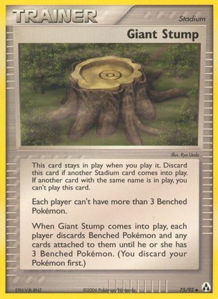 Giant Stump (75/92) [Legend Maker] Reverse Holofoil - Uncommon