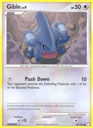 Gible (085/123) [Mysterious Treasures] - Common