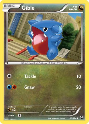 Gible (086/124) [Dragons Exalted] - Common