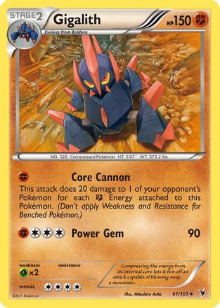 Gigalith (61/101) [Noble Victories] - Rare
