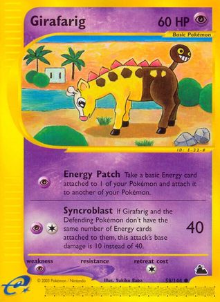 Girafarig (58/144) [Skyridge] Reverse Holofoil - Common