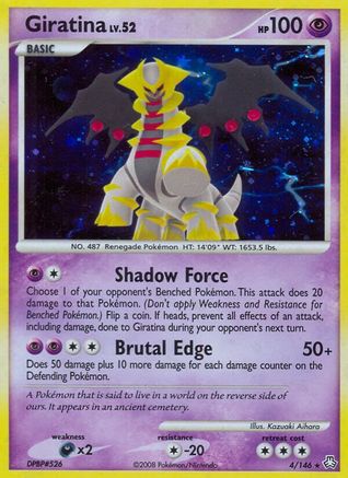 Giratina (4/146) [Legends Awakened] Holofoil - Holo Rare