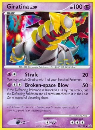 Giratina (27/127) [Platinum] Reverse Holofoil - Rare
