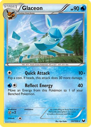 Glaceon (30/108) [Dark Explorers] - Rare
