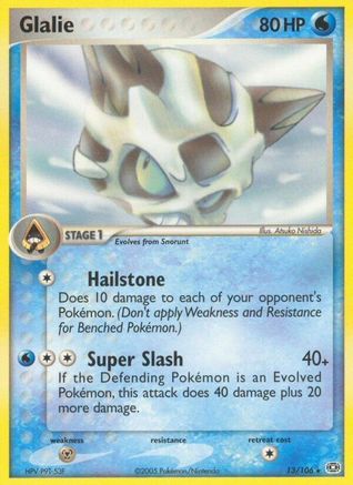 Glalie (13/106) [Emerald] - Rare