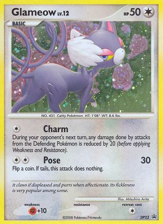 Glameow - DP23 (DP23/56) [Diamond and Pearl Promos] Holofoil - Promo