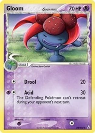 Gloom (Delta Species) (042/110) [Holon Phantoms] Reverse Holofoil - Uncommon