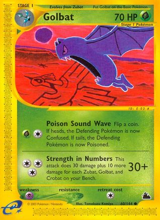 Golbat (60/144) [Skyridge] Reverse Holofoil - Common